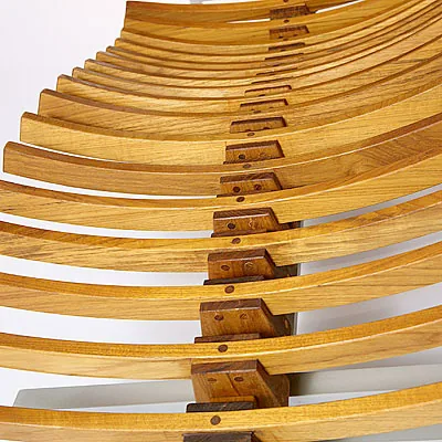 Teak Wood Chaise