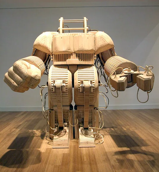 Wood Sci-Fi Sculptures