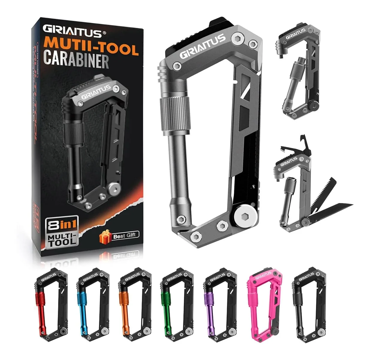 Giriaitus Carabiner Mulitool