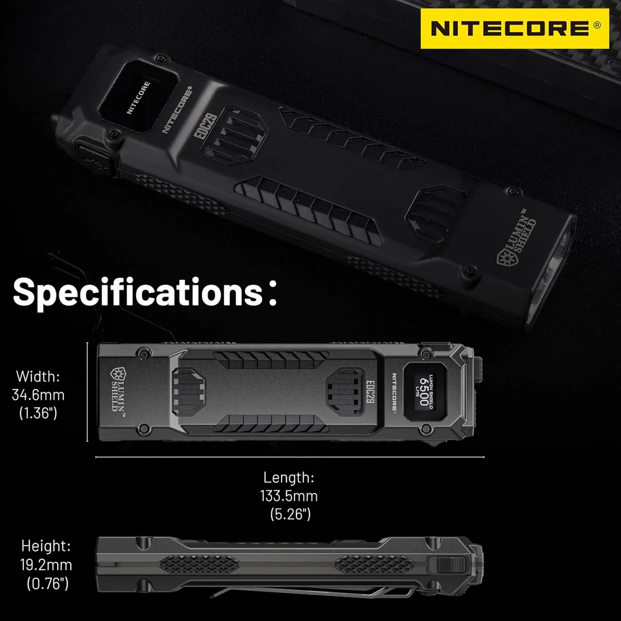 Nitecore EDC29 Luminblade Flashlight