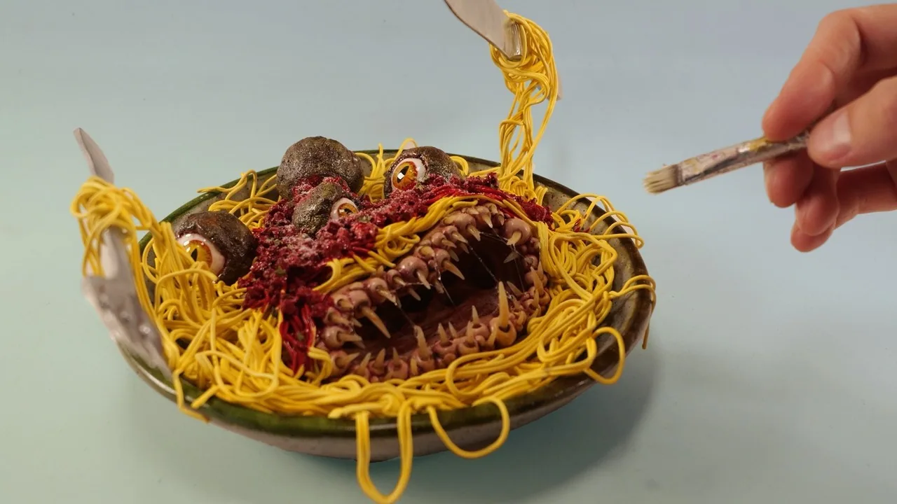 Making an Evil Bowl of Pasta