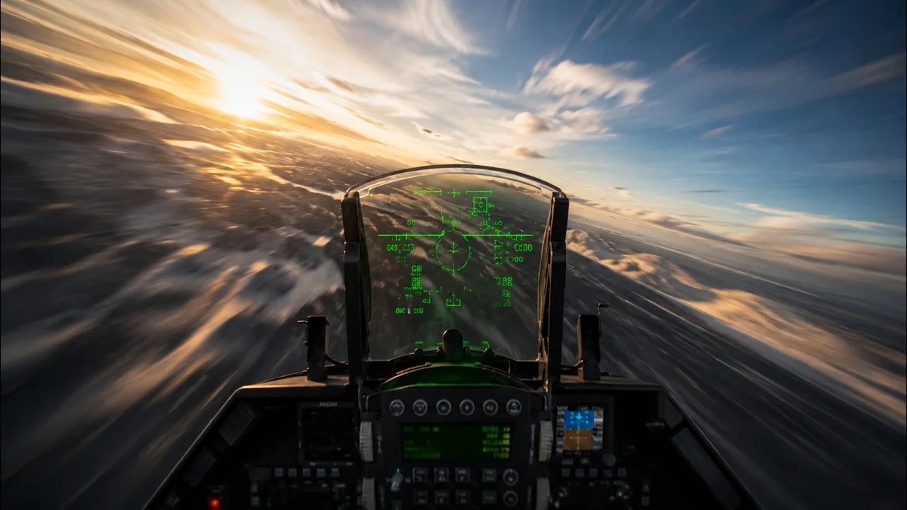 Inside an F-16 Cockpit at 1300 MPH