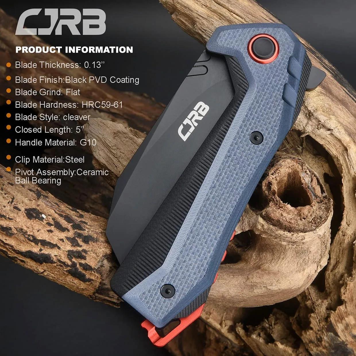 CJRB Cutlery Tigris Folding Knife