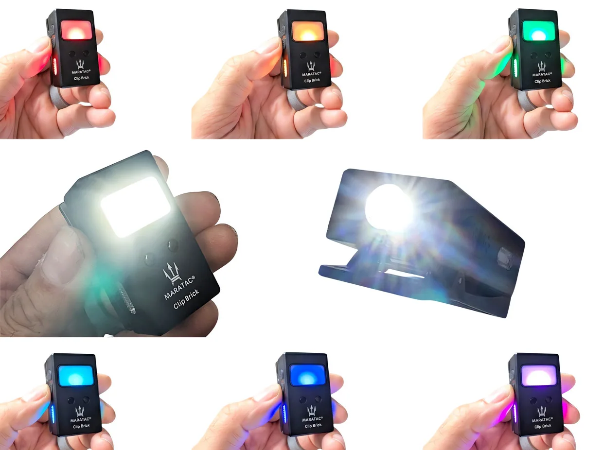 Maratac Clip Brick LED Hands-Free Flashlight
