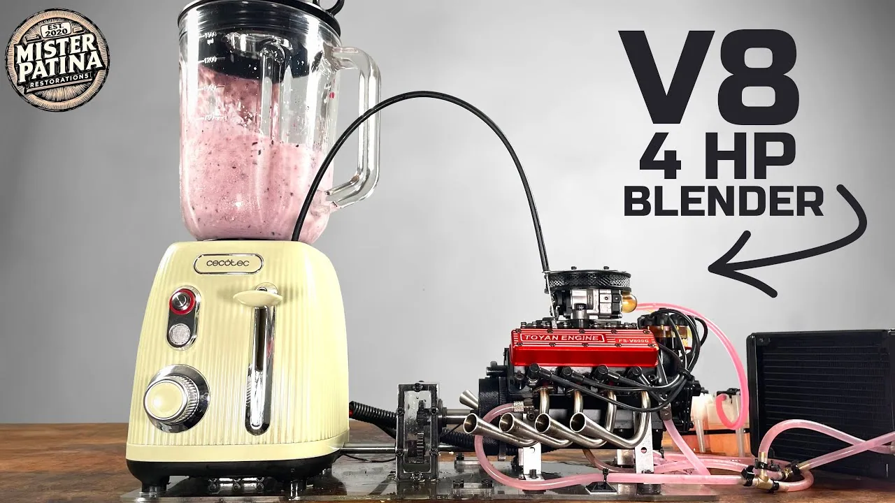 V8 Engine-powered Blender