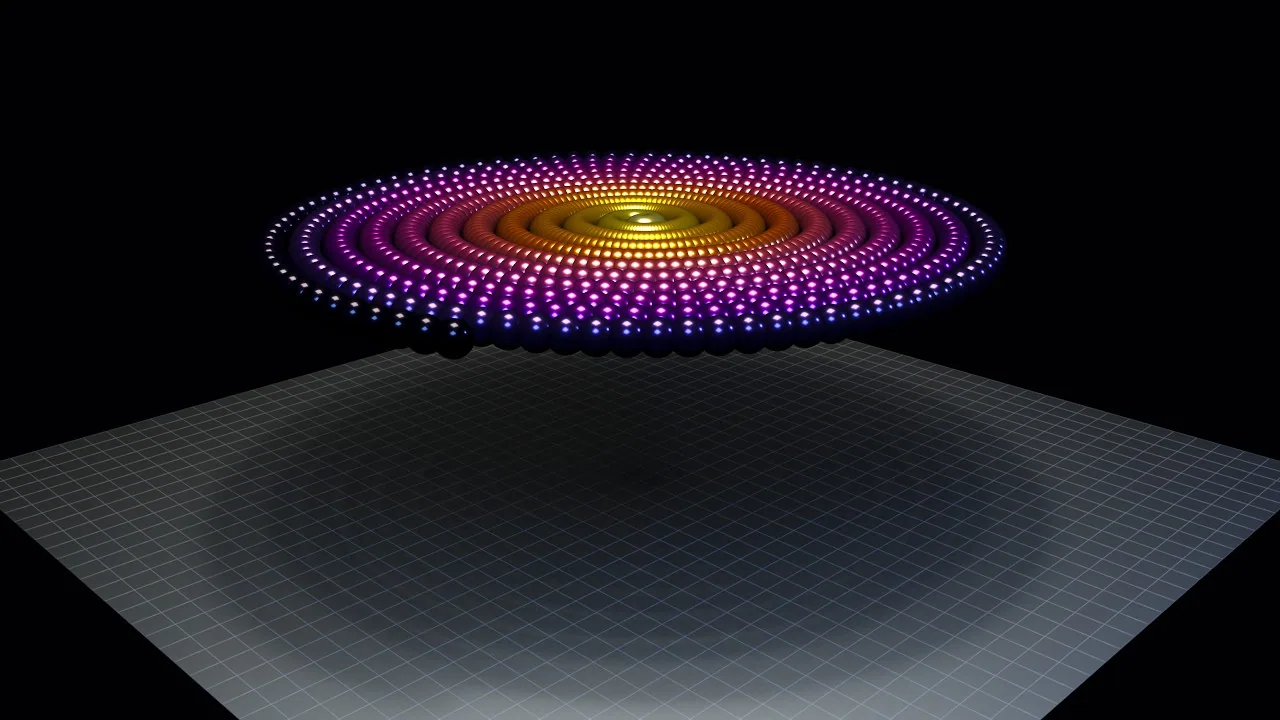 A Satisfying and Spooky Spiral of Spheres