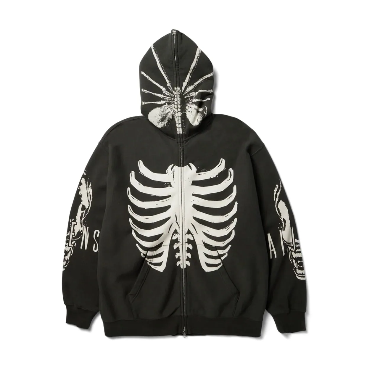 HUF x Alien Facehugger Full-Zip Hoodie