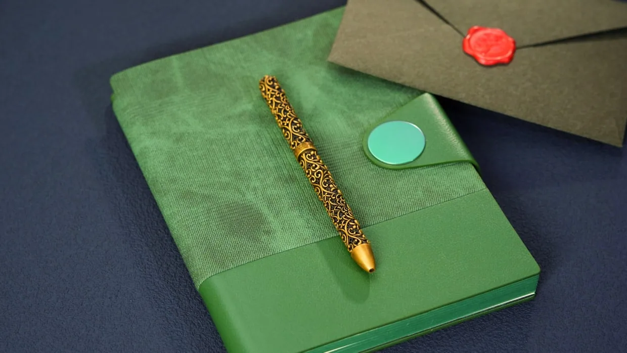 So Copper Lost-Wax Cast Brass Pen