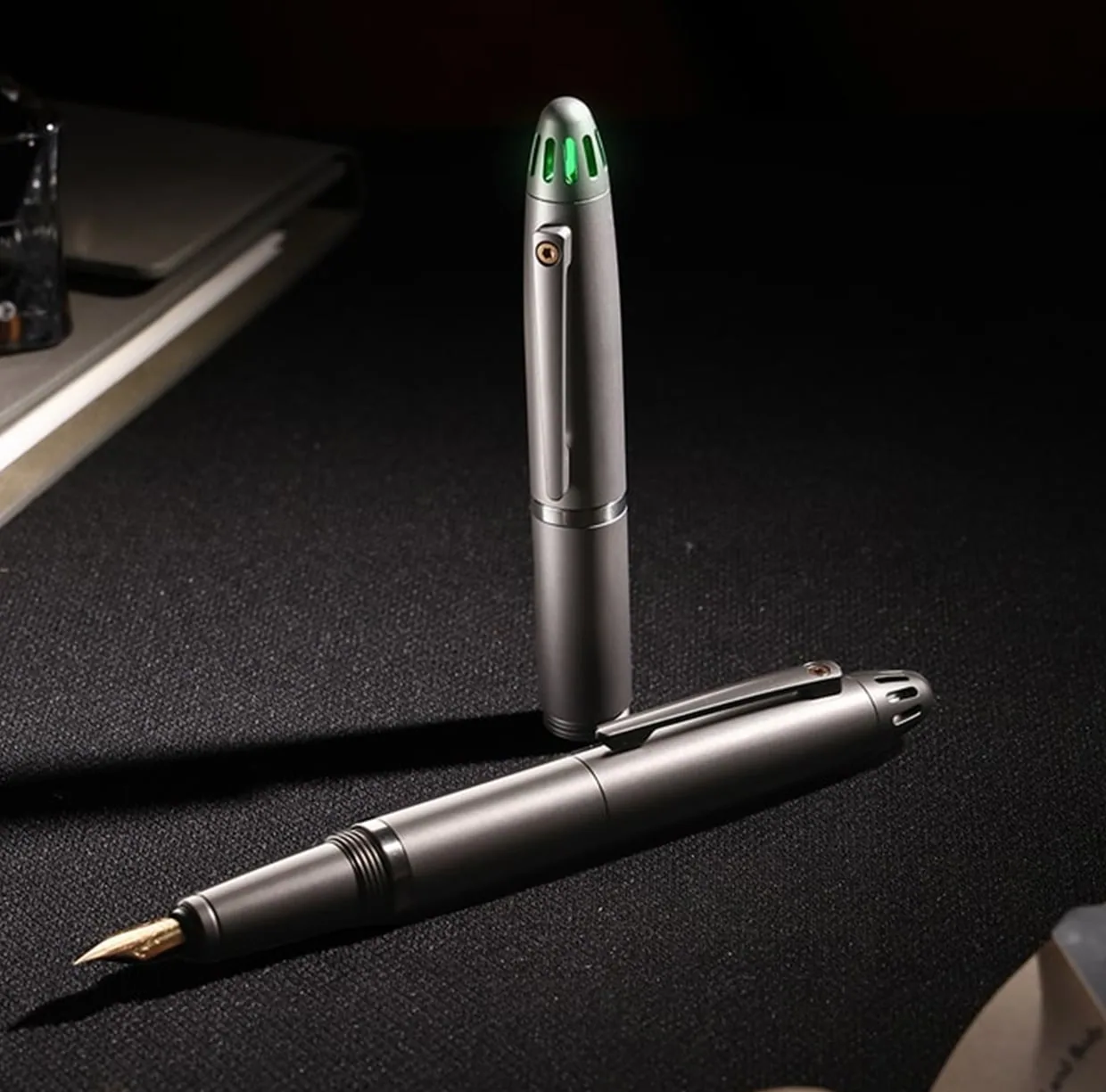 PACE Ti Tritium-Core Fountain Pen