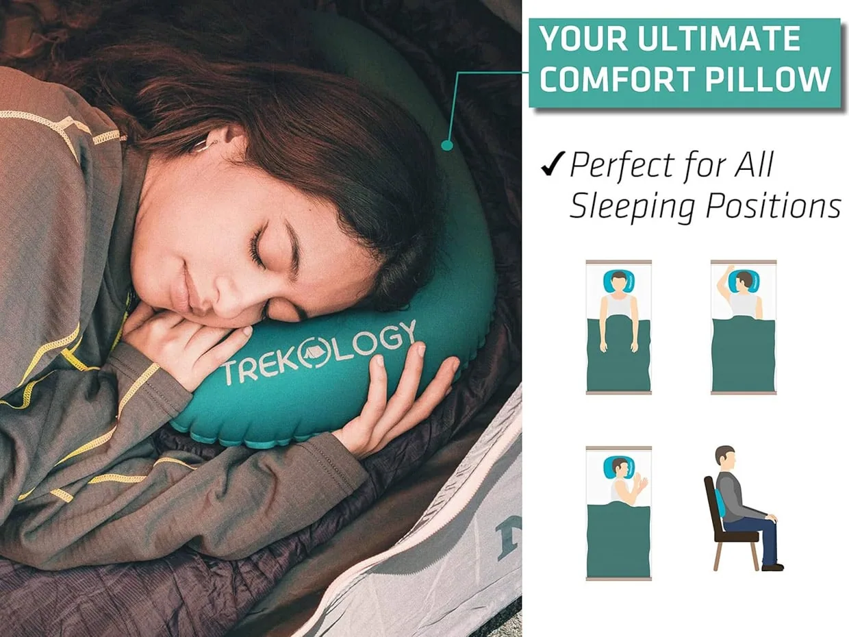 Trekology Aluft 2.0 Inflatable Camping Pillow
