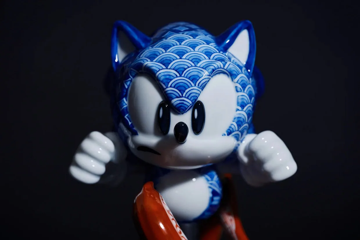 Sculpting Sonic the Hedgehog in Fine Porcelain