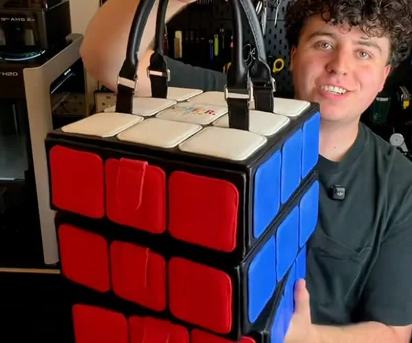 Spinning Rubik’s Cube Bag