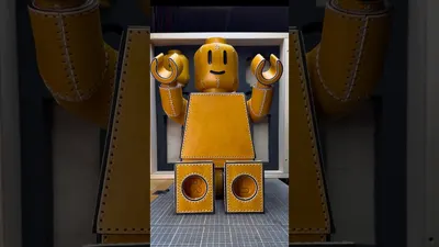 Making a Giant Leather LEGO Minifigure